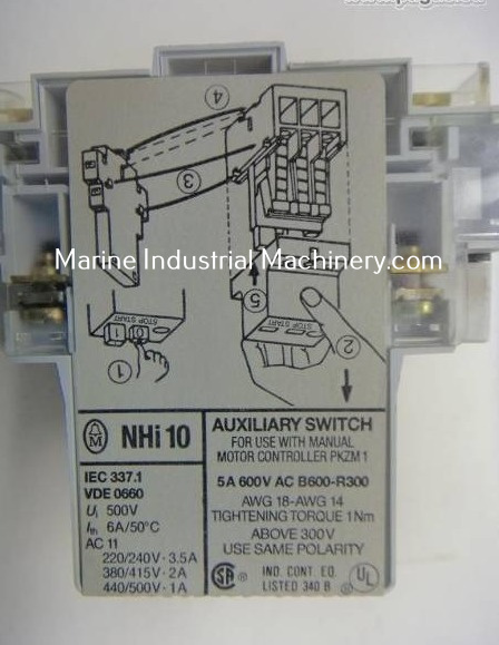 Klockner-Moeller PKZM1-1,0 (PKZM110) Motor Protection Switch