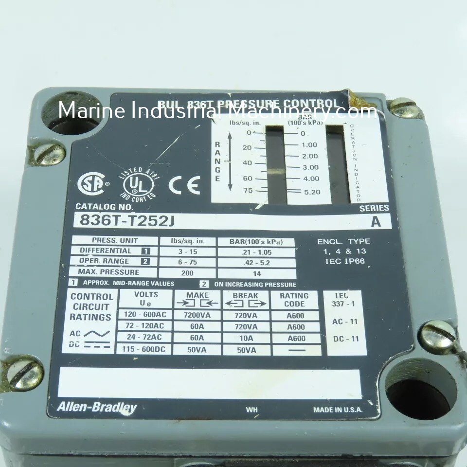 Allen-Bradley 836T-T252J Pressure Control Switch