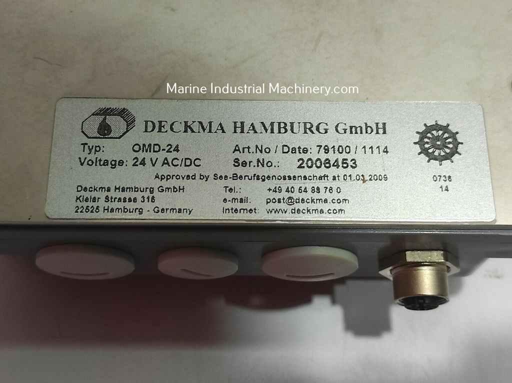 Deckma Hamburg OMD-24 Blige Alarm