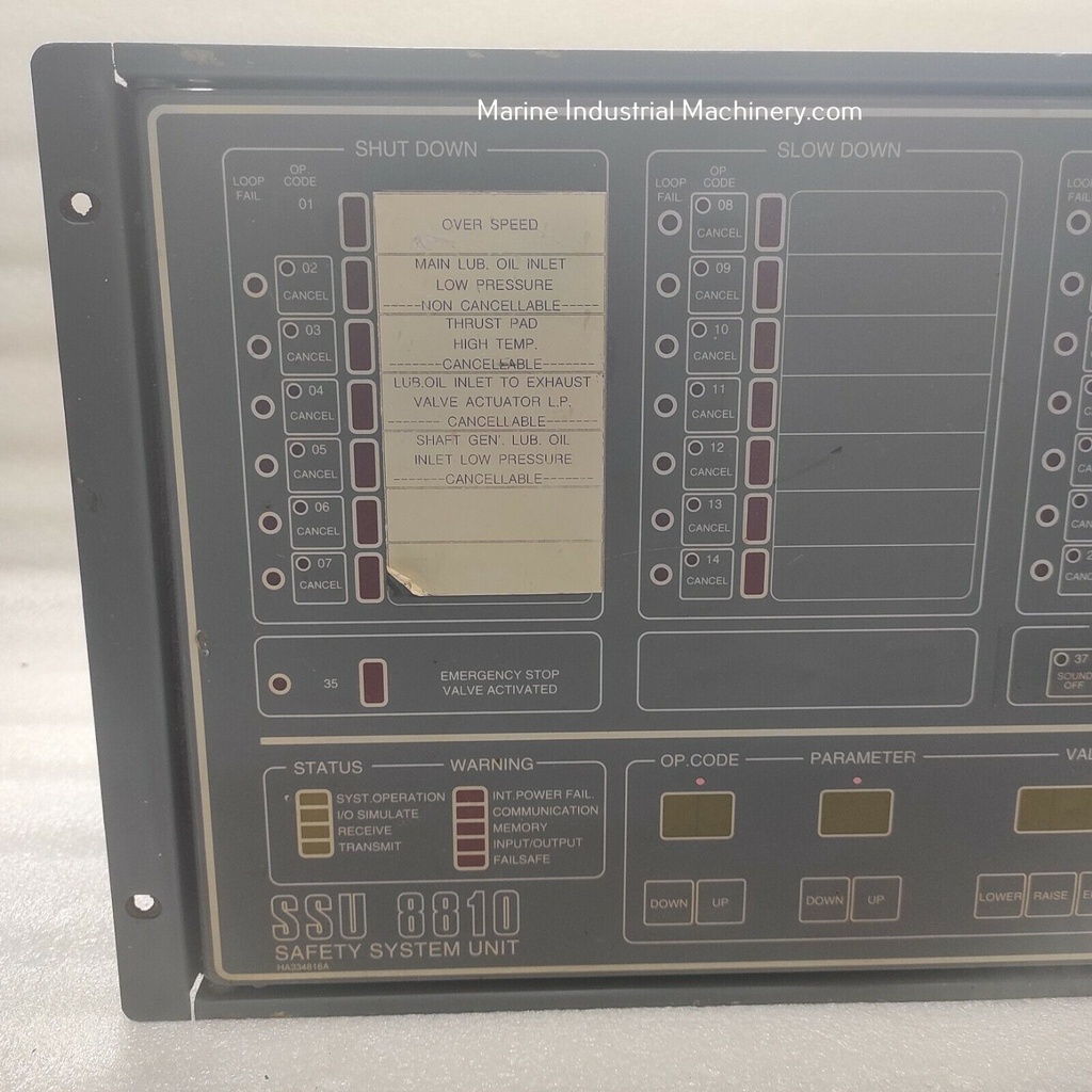 Nor Control Automation SSU 8810 Safety System Unit