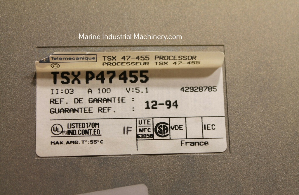 Telemecanique TSXP47455 CPU Module