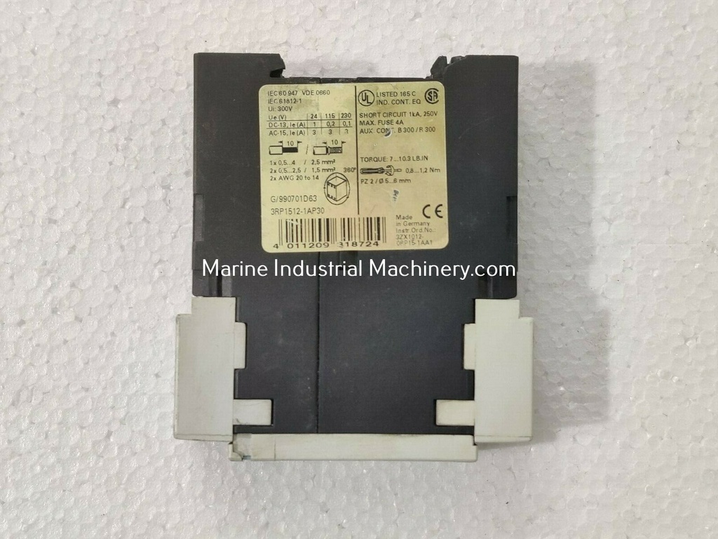 Siemens 3RP1512-1AP30 Timing Relay