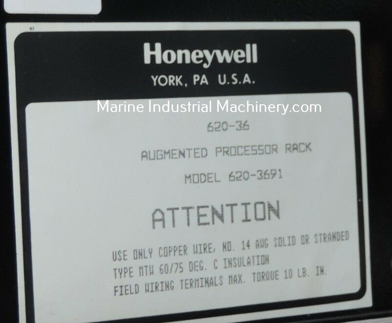 Honeywell 620-3691 Augmented Processor Rack