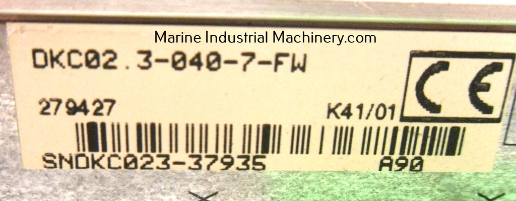 Rexroth DKC02.3-040-7-FW Servo Drive Controller