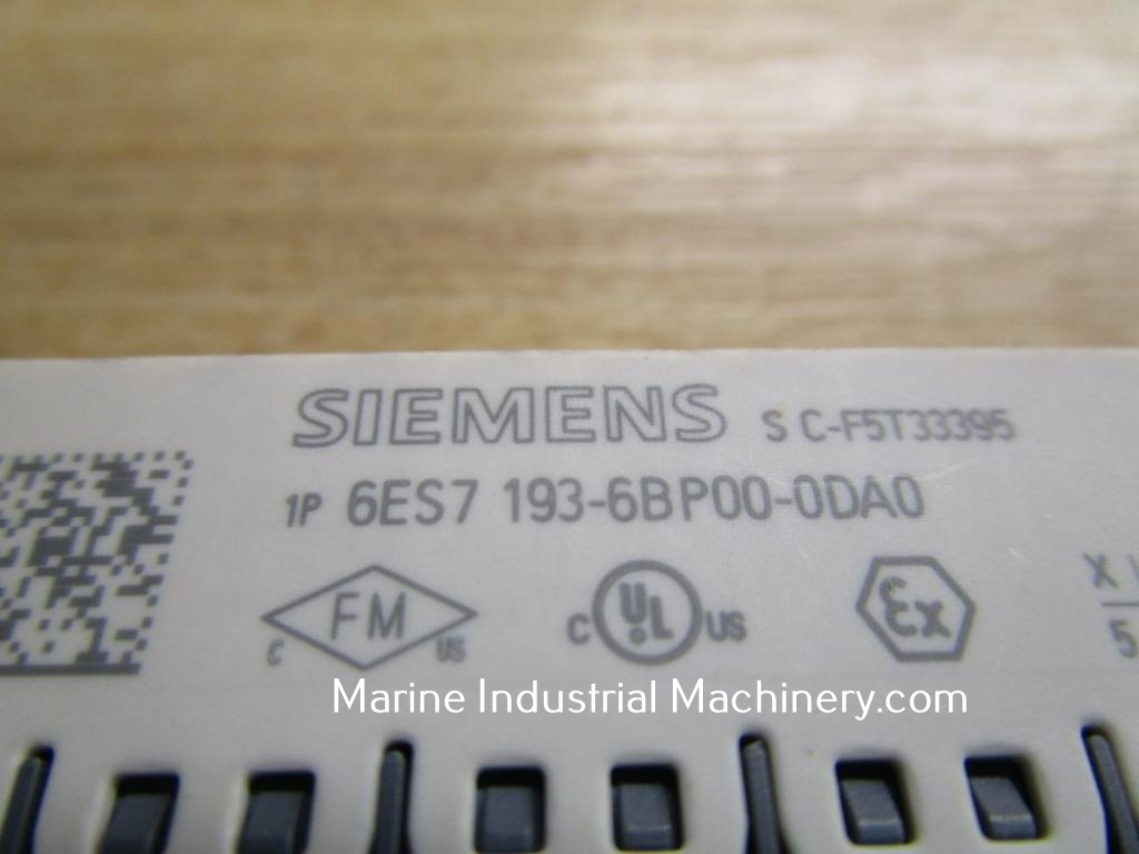 Siemens 6ES7 193-6BP00-0DA0 Terminal Base Unit