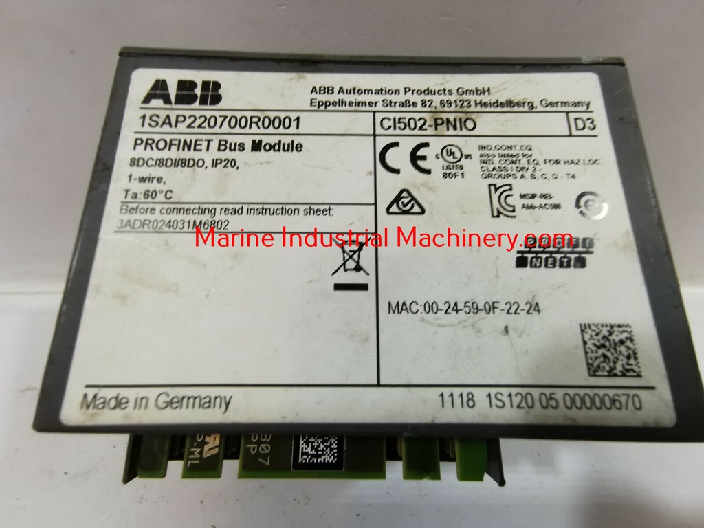 ABB CI502-PNIO Communication Interface