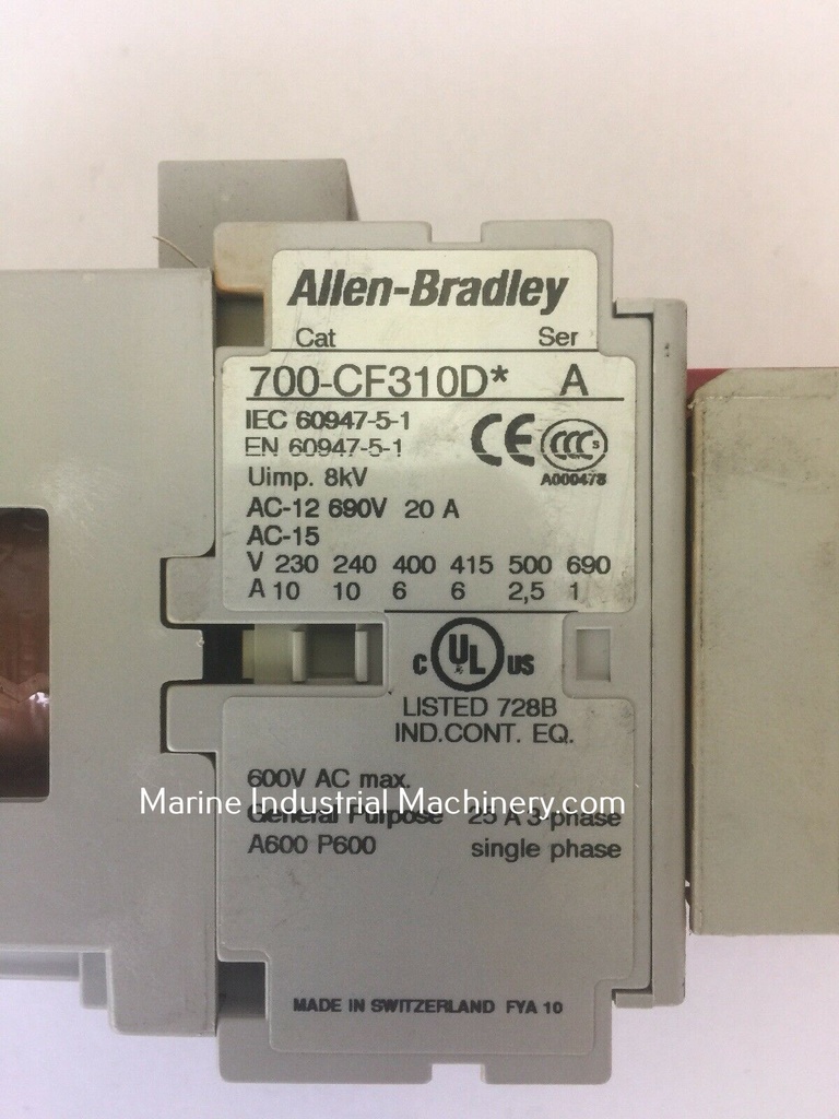 Allen-Bradley 700S-CF620DJC Safety Contactor