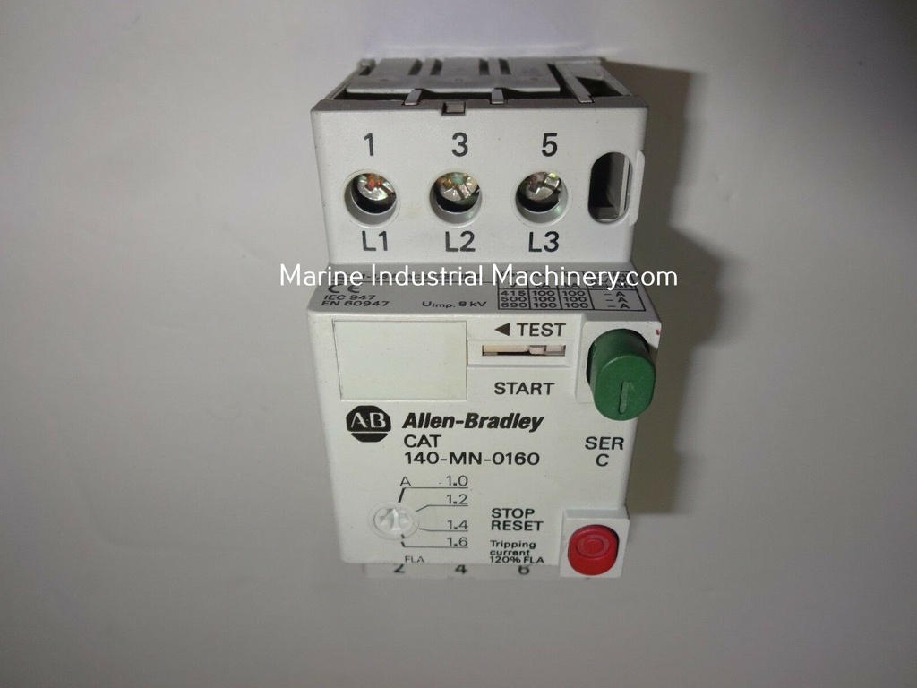 Allen-Bradley 140-MN-0630 Manual Motor Starter Circuit Breaker