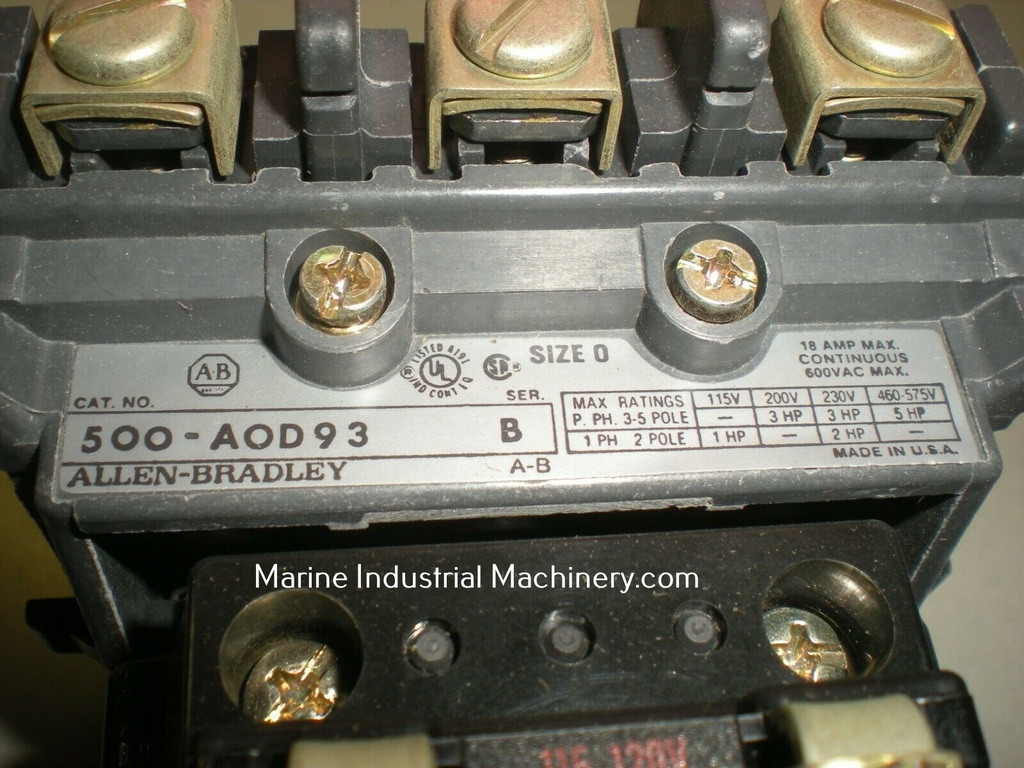 Allen-Bradley 500AOD93 Industrial Control System