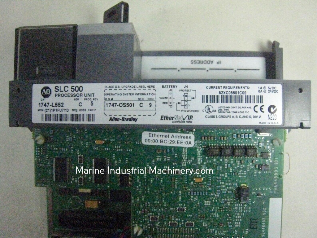 Allen Bradley SLC 5/05 CPU Processor Unit