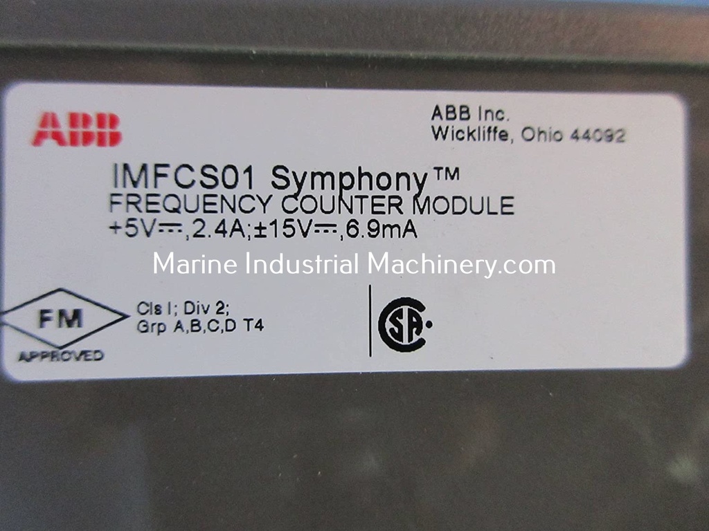 ABB Bailey IMFCS01 Frequency Counter Slave Module PLC