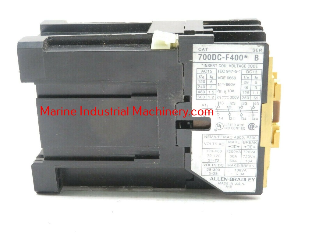 Allen Bradley 700DC-F400 Contactor