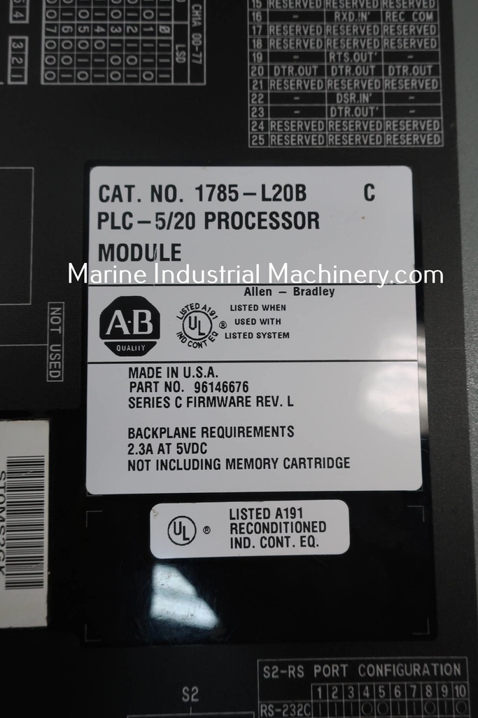 Allen Bradley 1785-L20B Programmable Controller