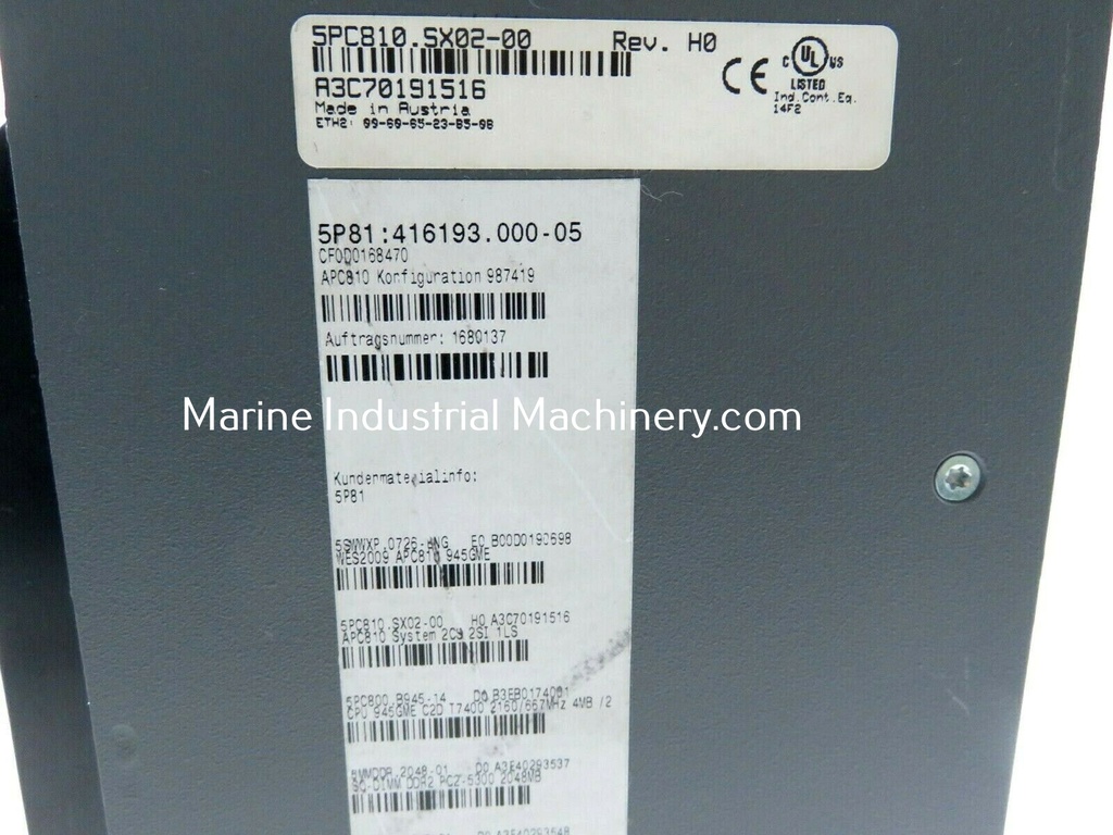 B&R 5P81:416193.000-05 Profibus