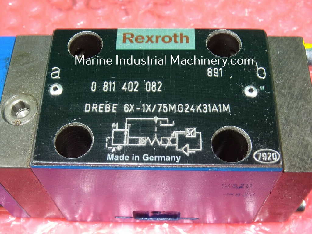 Bosch Rextroth 0811402082DREBE6X-1X/75MG24K31A1M Valve