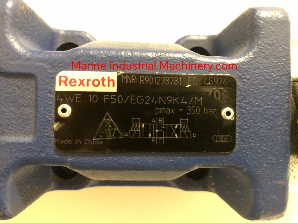 Rexoth R9012787814WE10F50/EG24N9K4/M Directional Valve