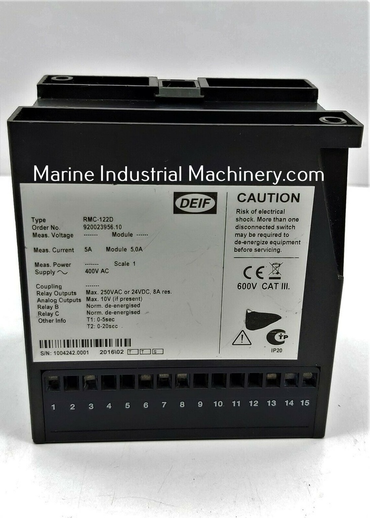 Deif RMC-122D Short Circuit Over Current Relay
