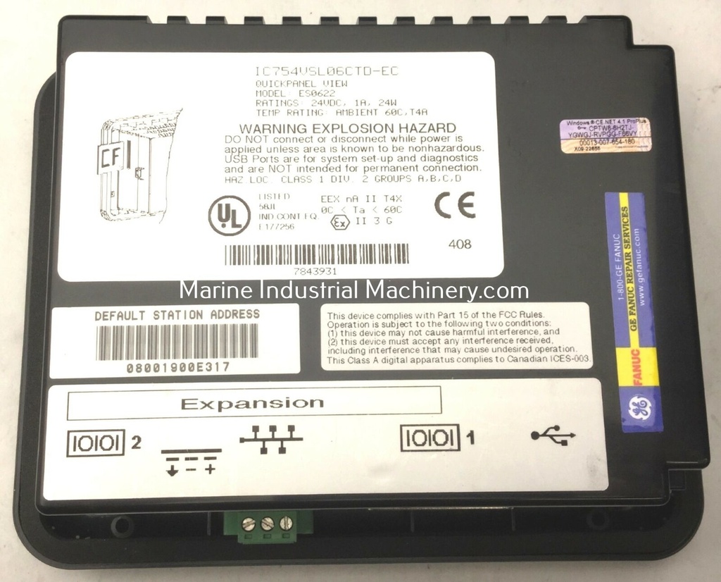 GE Fanuc ES0622 Quick Panel View