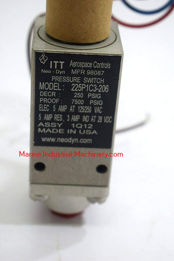 ITT 225P1C3-206 Pressure Switch