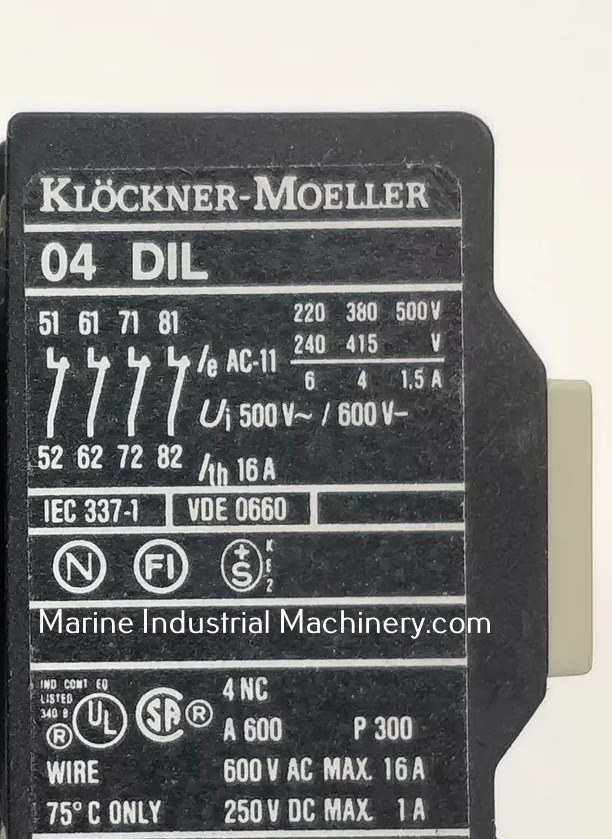 Klockner-Moeller 04 DIL Auxiliary Contact