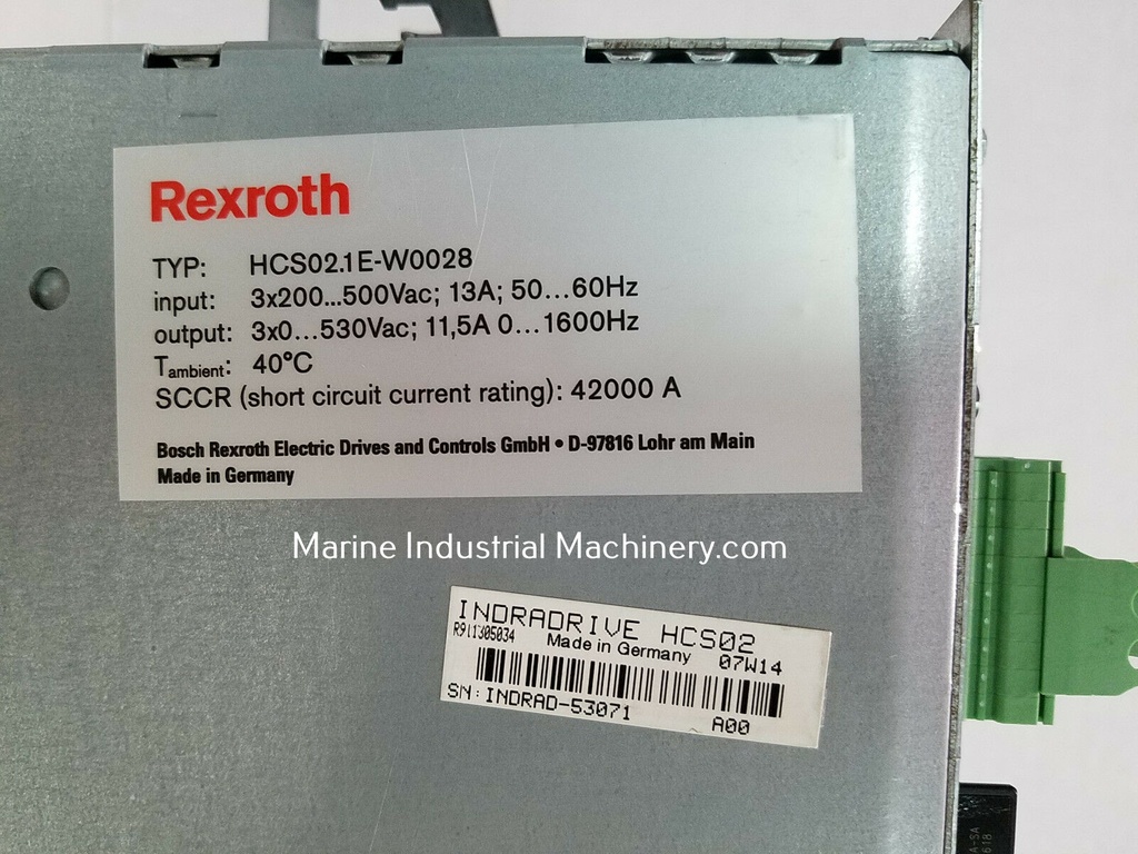 Rexroth HCS02.1E-W0028 Servo Drive