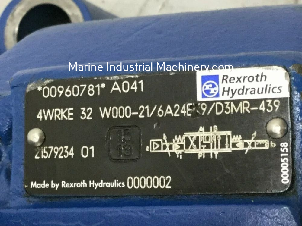 Rexroth 4WRKE 32 W000-21/6A24EK9/D3MR-439 Valve