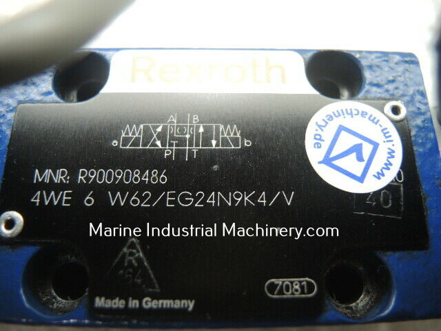 Rexroth 4WE 6 W62/EG24N9K4/V Directional Valve