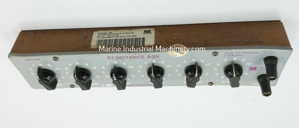RS Components RM6 Decade Resistance Box Resolution