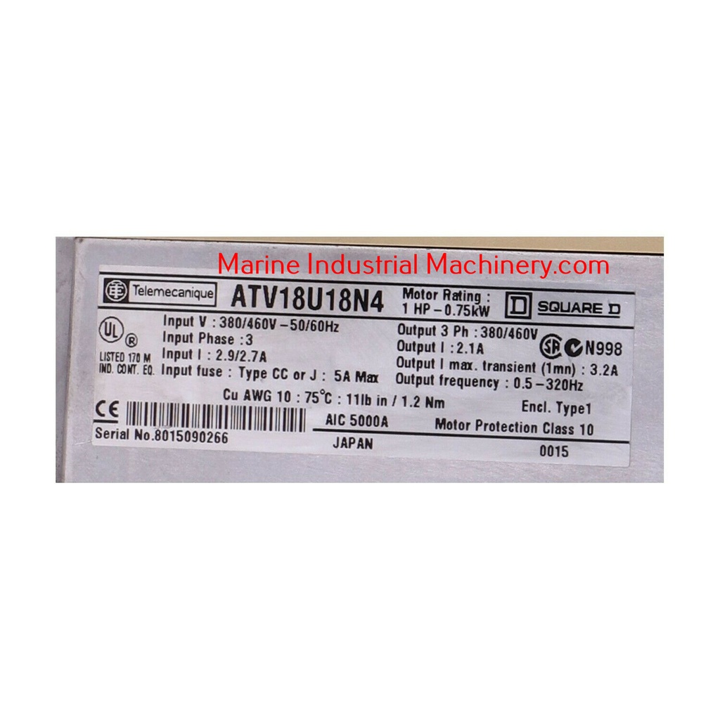 Telemecanique ATV18U18N4 Altivar AC Drive