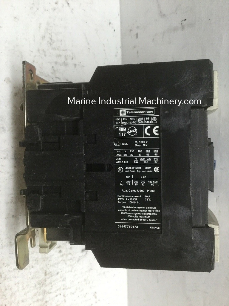 Telemecanique LC1-D80-11 IEC Contactor