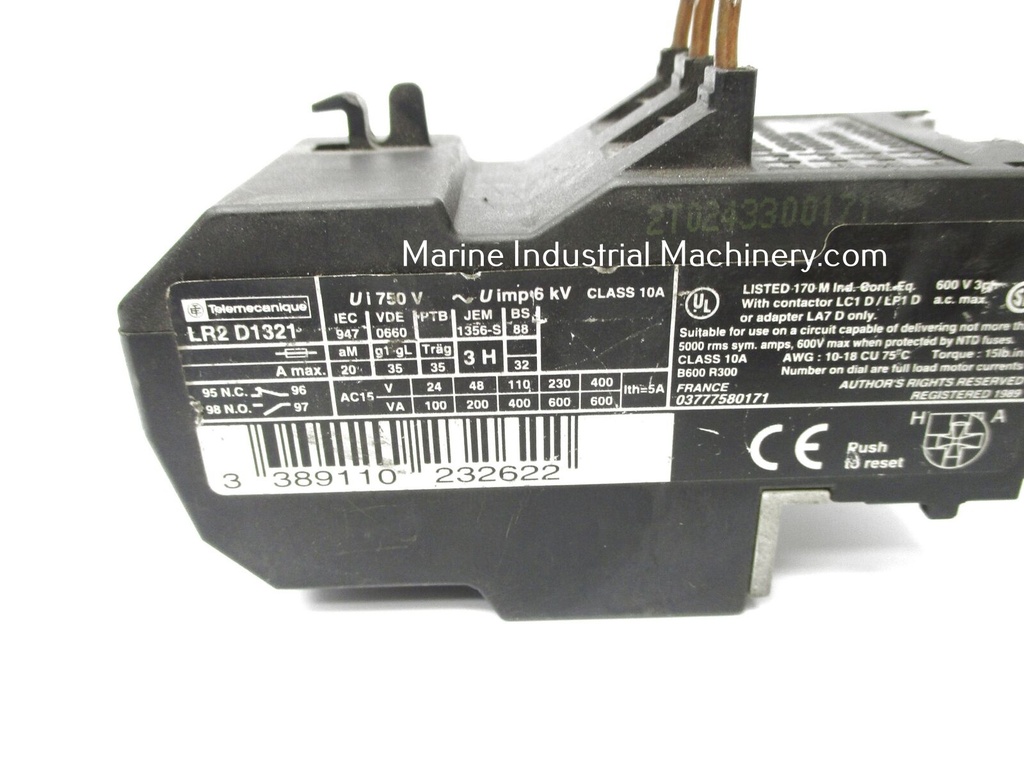 Telemecanique LR2 D1321 Overload Relay