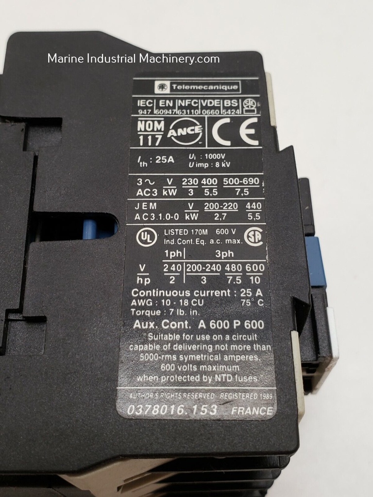 Telemecanique LP1-D1210 Contactor