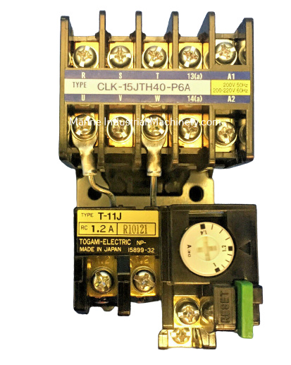 Togami Electric CLK-15JTH40-P6A & T-11J Magnetic Switch Starter