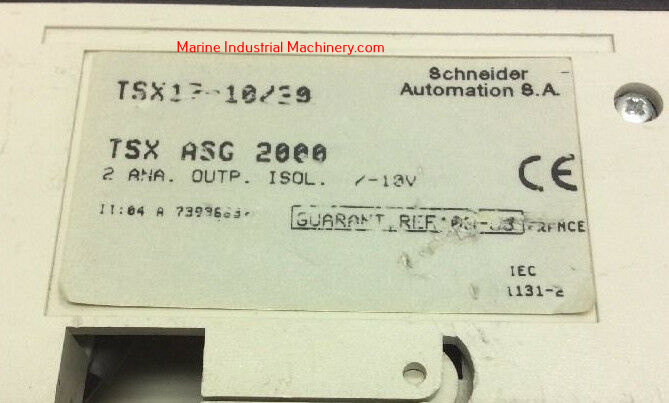 Schneider TSXASG2000 Industrial Control System
