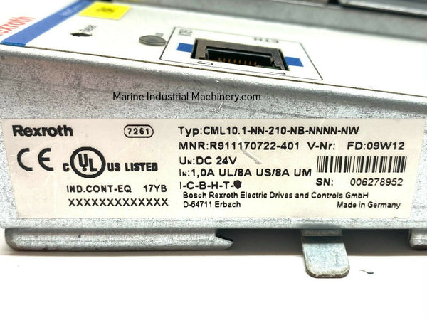Bosch Rexroth CML10.1-NN-210-NB-NNNN-NW Indra Control