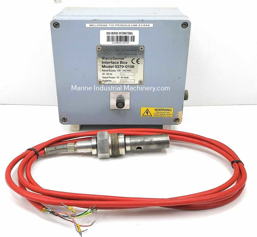 Vaf Instruments 0379-0106 Visco Sense Interface Box With Sensor