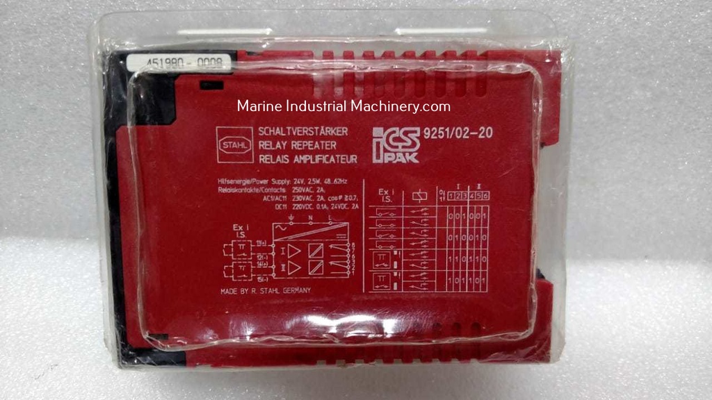 Stahl 9251/02-20 Relay Repeater Module