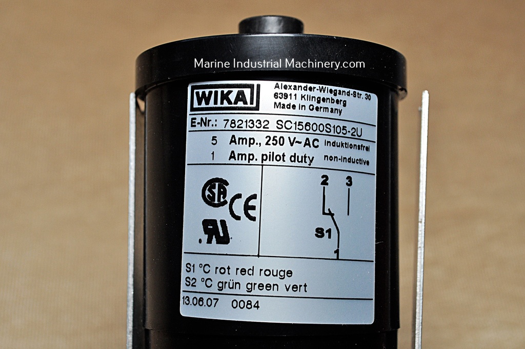 Wika 1089 0376 53 Temperature Switch