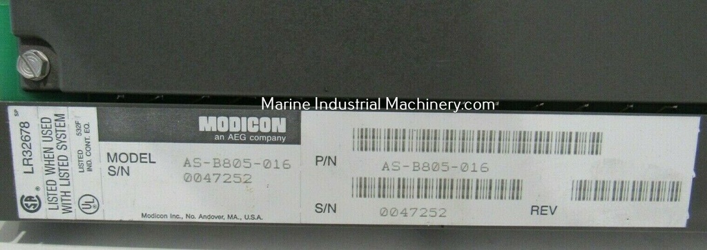Schneider Automation Modicon AS-B805-016 16 Input Module