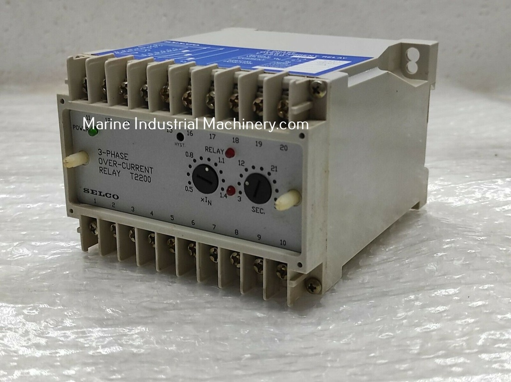Selco T2300-01 3-Phase Over Current Relay