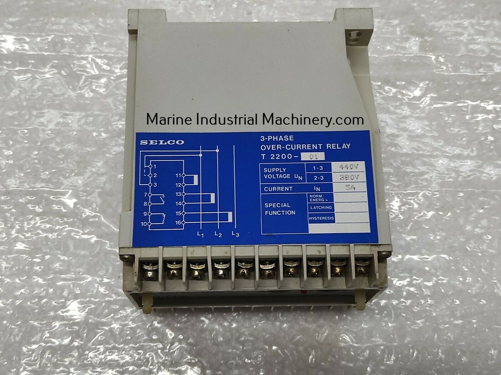 Selco T2300-01 3-Phase Over Current Relay
