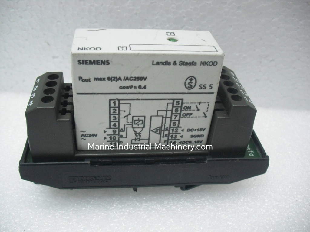 Siemens Landis & Staefa NKOD NTIO 021002 Output Relay