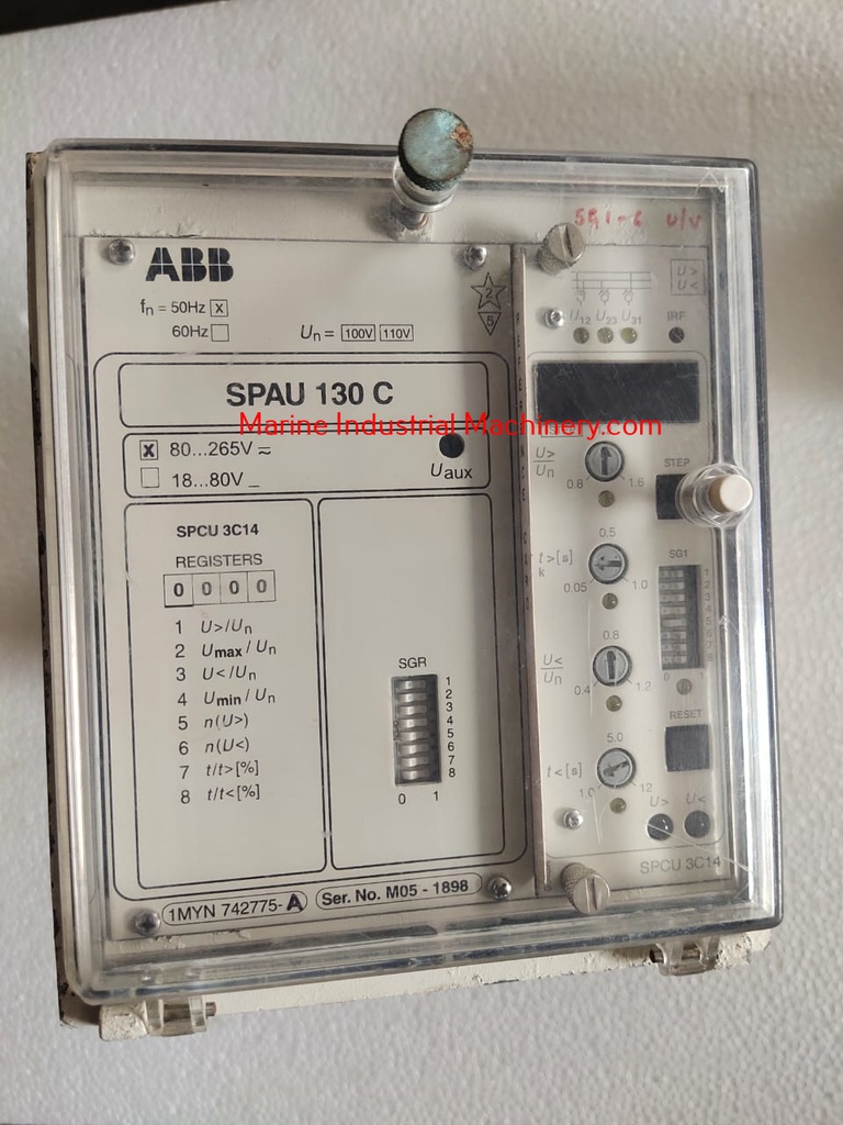 ABB SPAU 130 C Three-Phase Voltage Relay