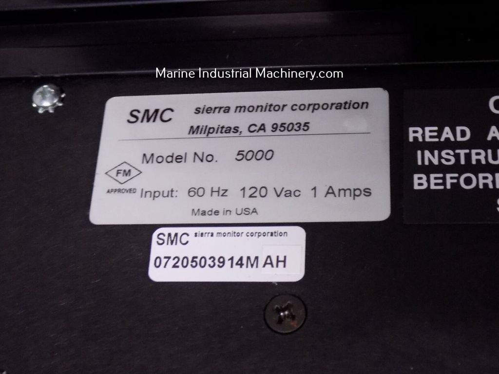 SMC Sentry 5000 Gas Monitoring Controller