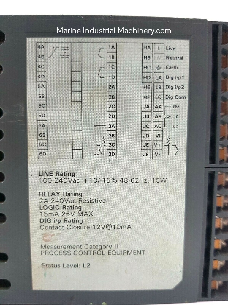 VAF Instruments Eurotherm 3504 Process Controller