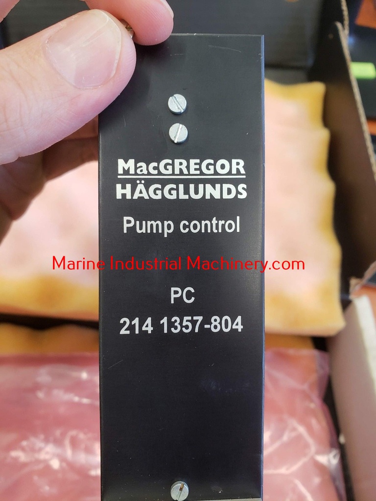Macgregor Hagglunds 214 1357-804 Pump Control