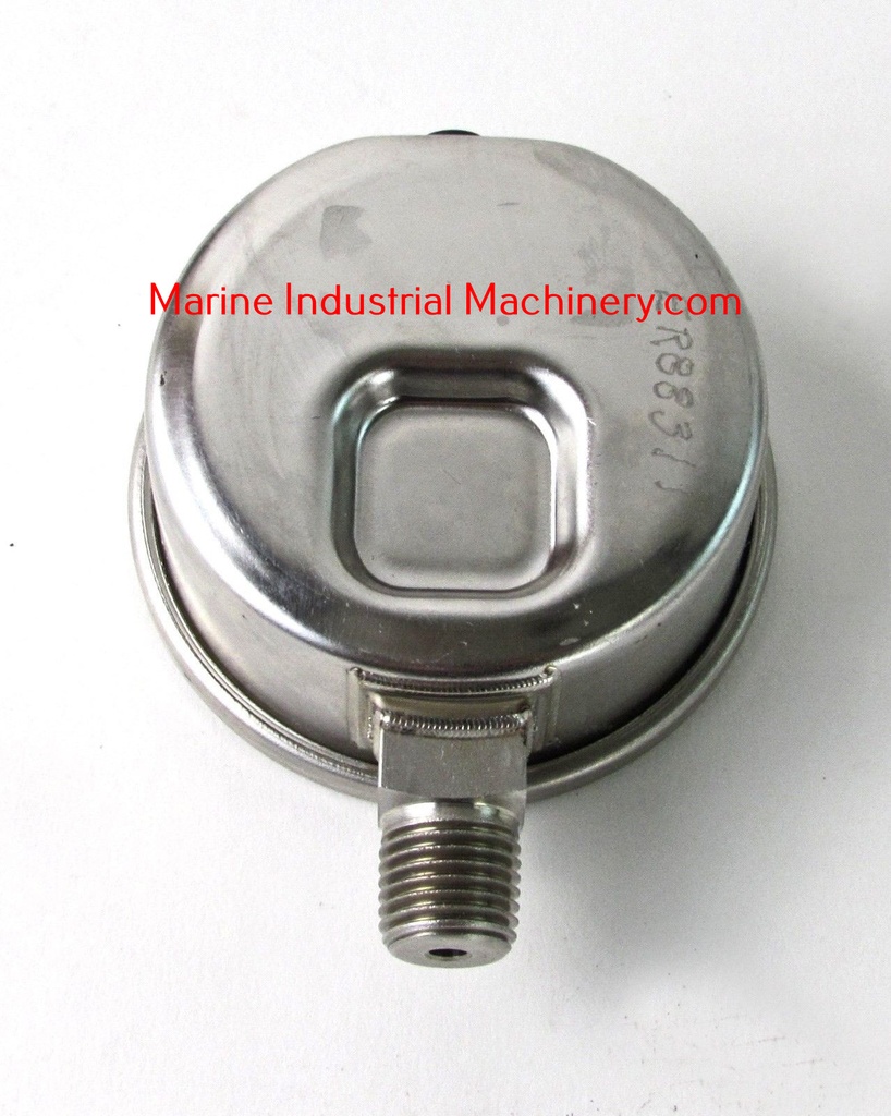 Noshok 316 SS Tube & Socket Pressure Gauge (-30 to 0)