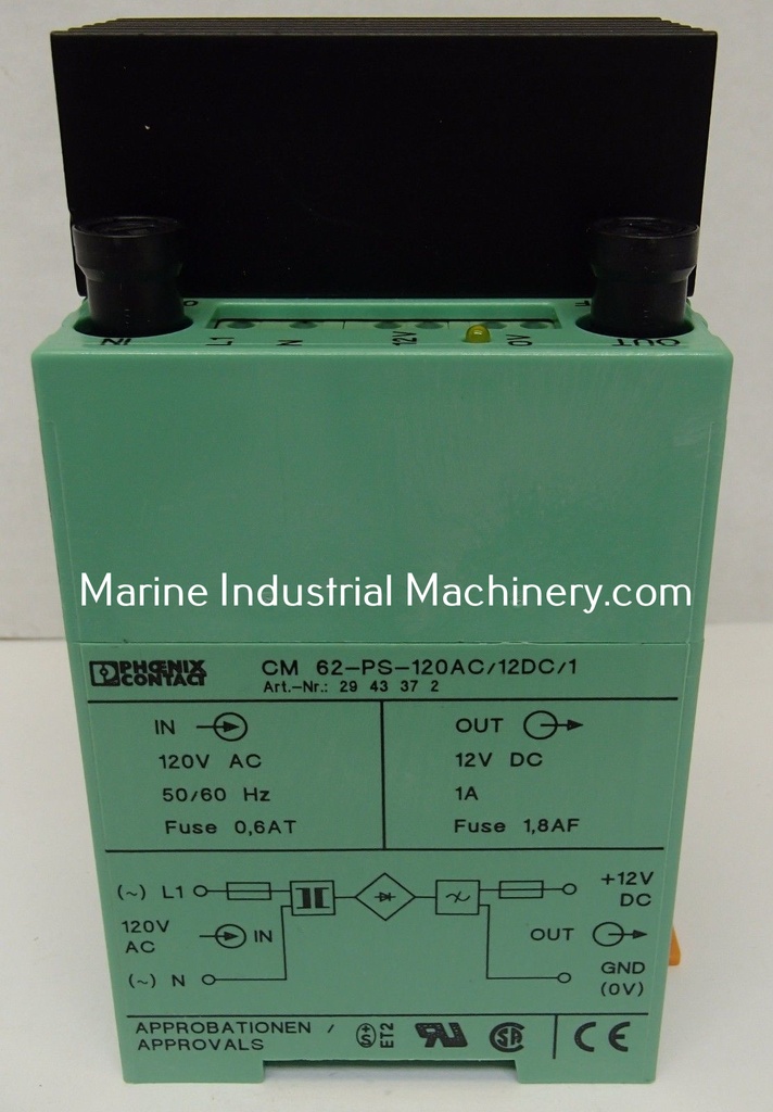 Phoenix Contact CM 62-PS-120AC/12DC/1 Power Supply
