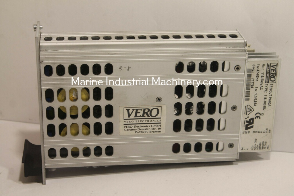 Vero Electronics 116-10018J Trivolt PK60A Power Supply