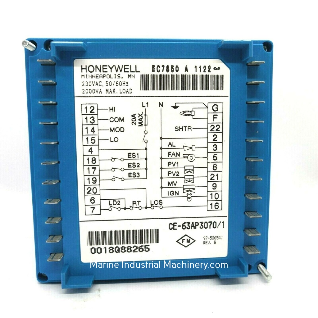 Honeywell EC7850A1122 Automatic Programming Controller